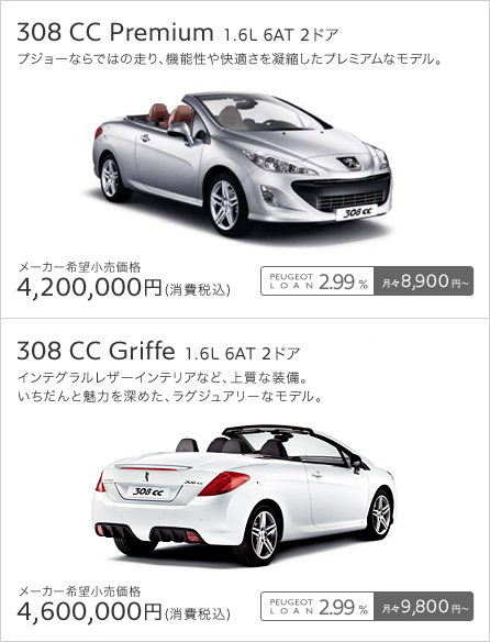 308 CCに6ATモデルが登場！セクション2 （ECO END）