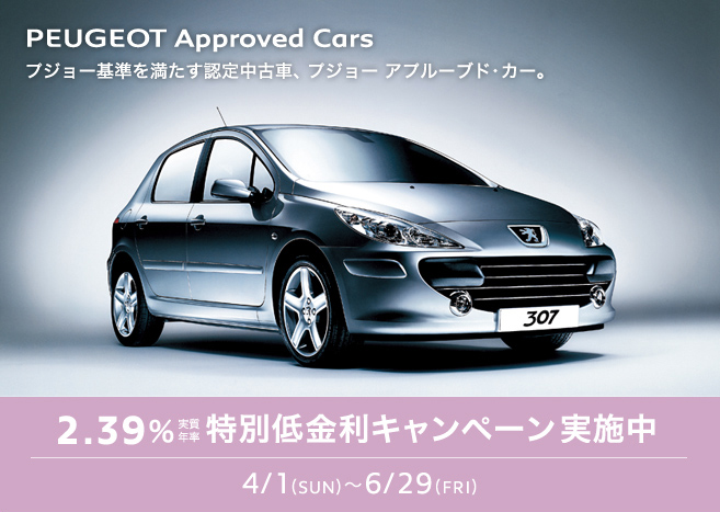 認定中古車キャンペーンペーン　セクション1