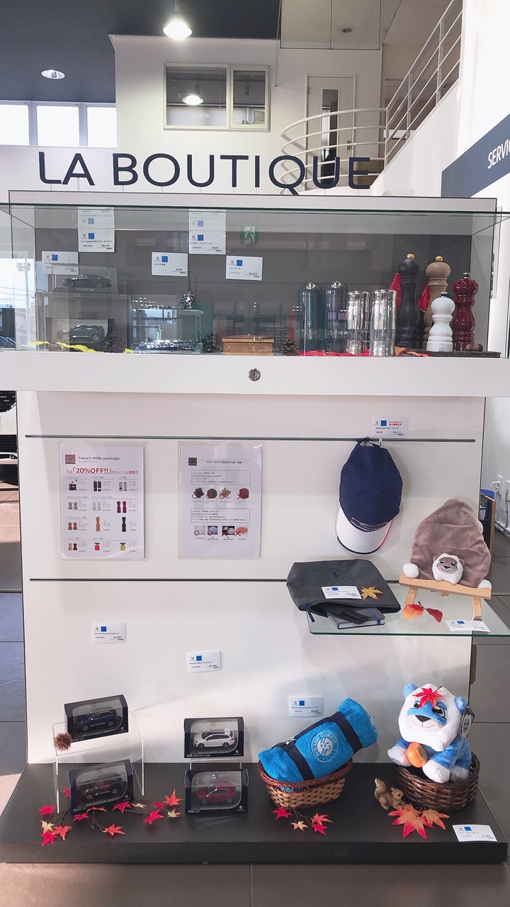 ショールームの秋支度🍂