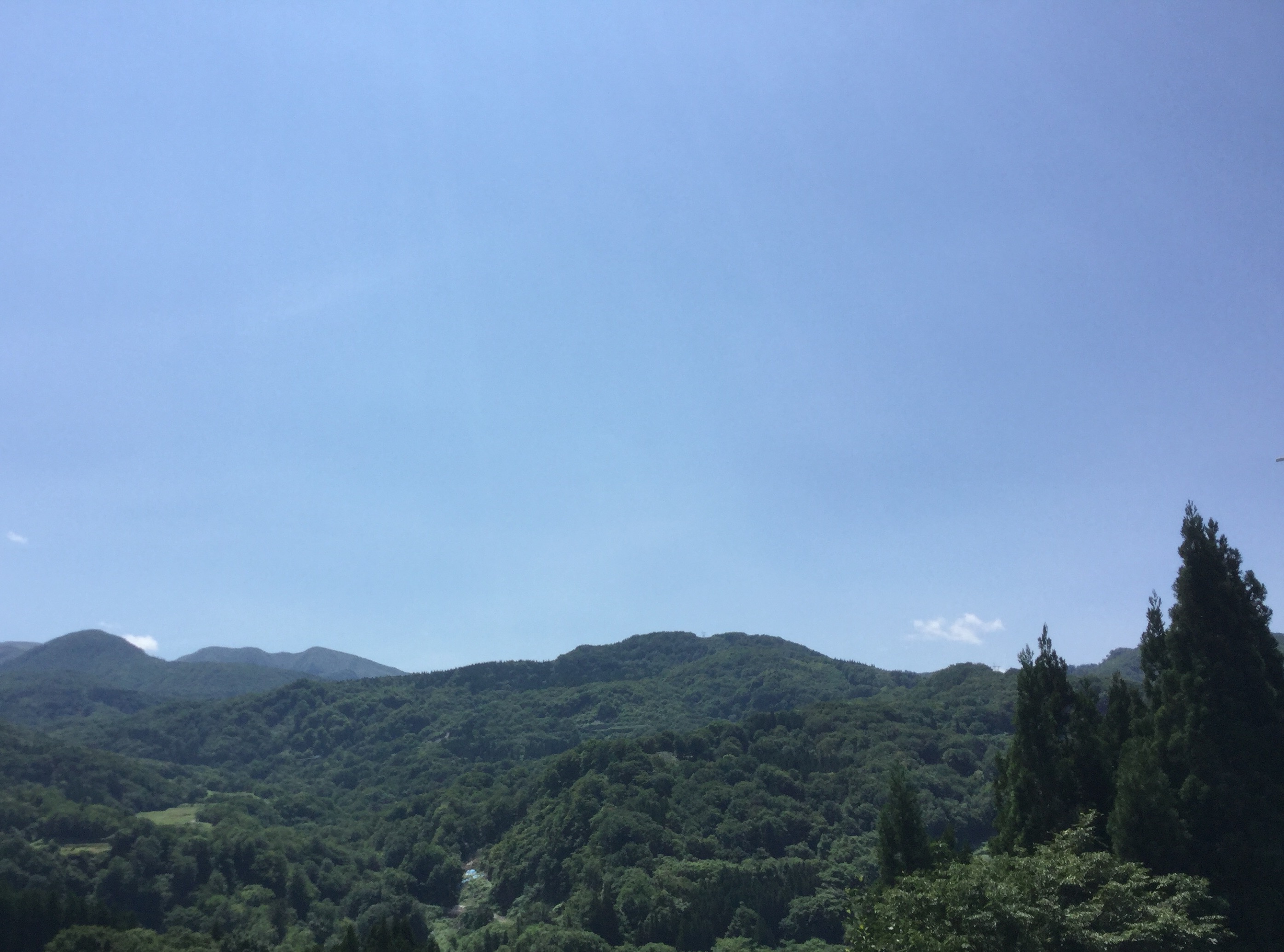 本日もまた、快晴なり。