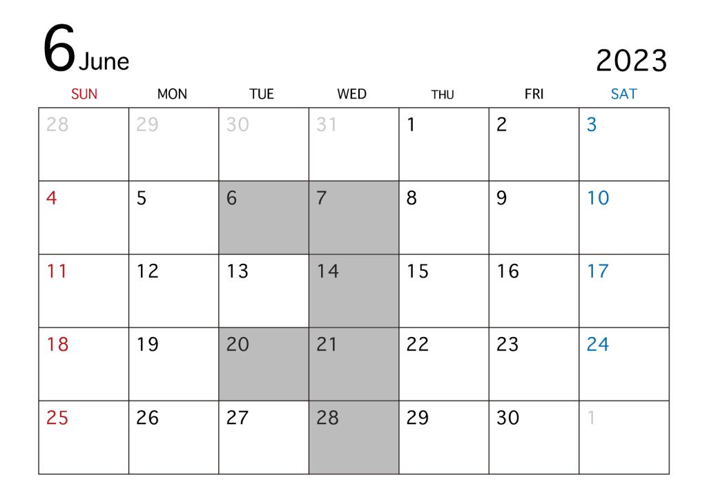 6月🌼