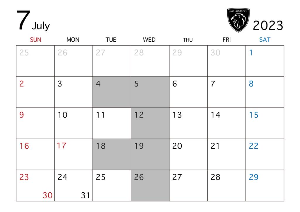 7月☂